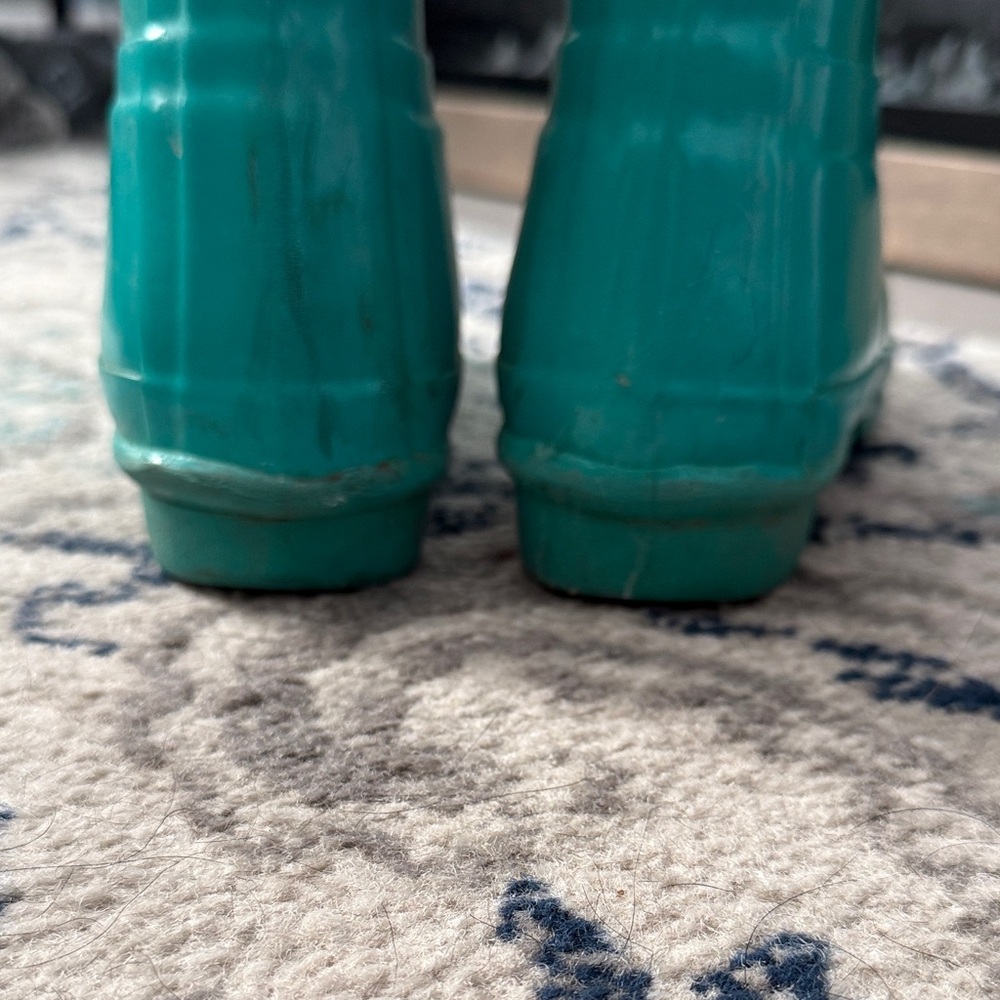 Hunter Classic Teal Rain Boots - Picture 4 of 11